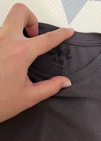 Siyah Çocuk Uzun Kollu İçlik - Görsel 3