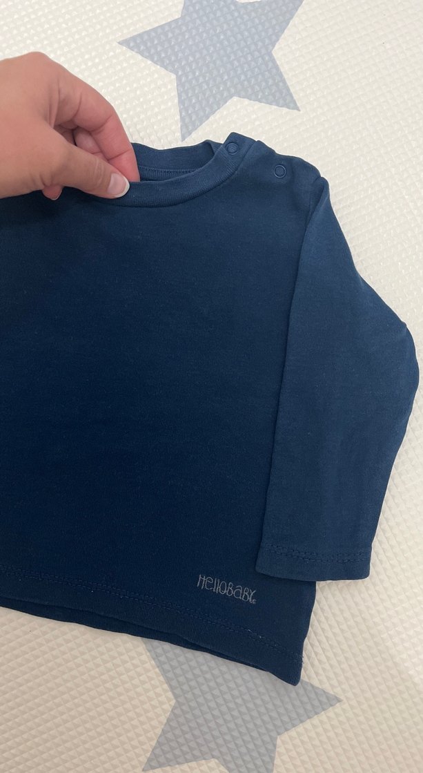 Lacivert Uzun Kollu Çocuk Atlet - Görsel 2