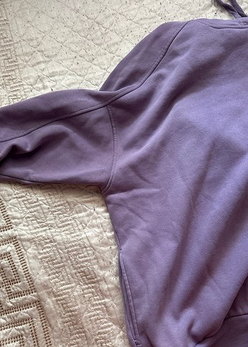 Koton Mor Kadın Sweatshirt, Rahat Kesim, Uzun Kollu