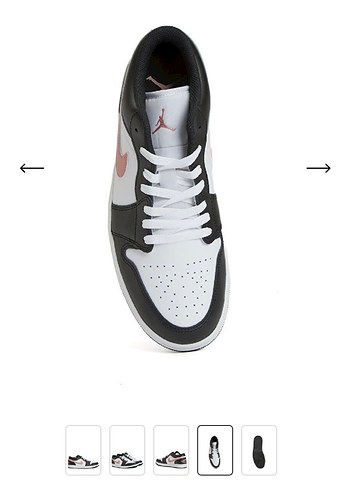 Air Jordan 1 low Sneaker - Görsel 3