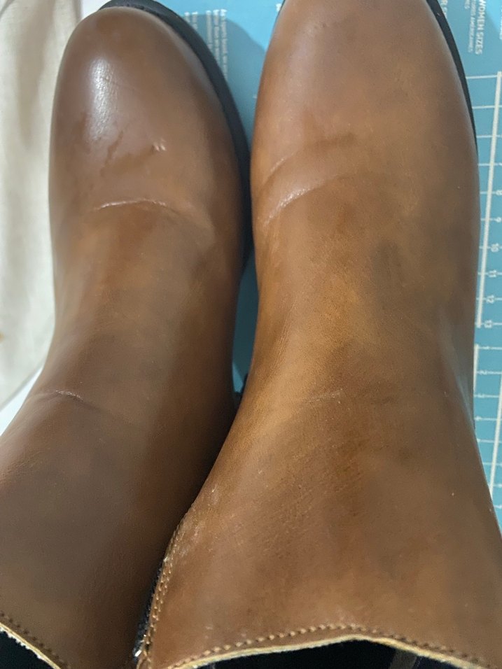 Tokalı Kahverengi Deri Biker Bot - Görsel 2