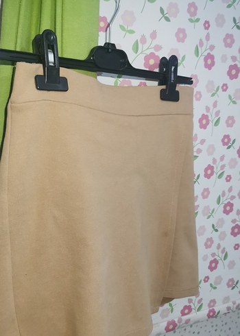 LC Waikiki Bej Mini Etek, Dar Kesim, Günlük
