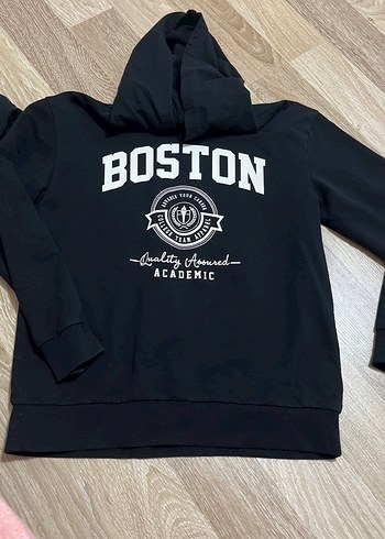 Siyah BaskılıSweatshirt