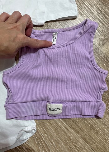 Diğer Beyaz Pamuklu Kız Çocuk Baskılı Tişört