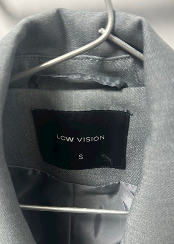 LC Waikiki Gri Düğmeli Kadın Blazer Ceket