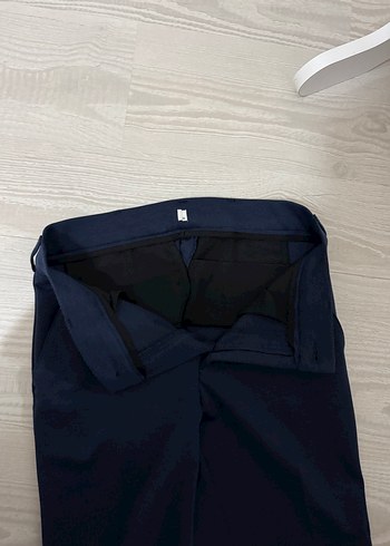 Lacivert Midi erkek Kumaş Pantolon - Görsel 4