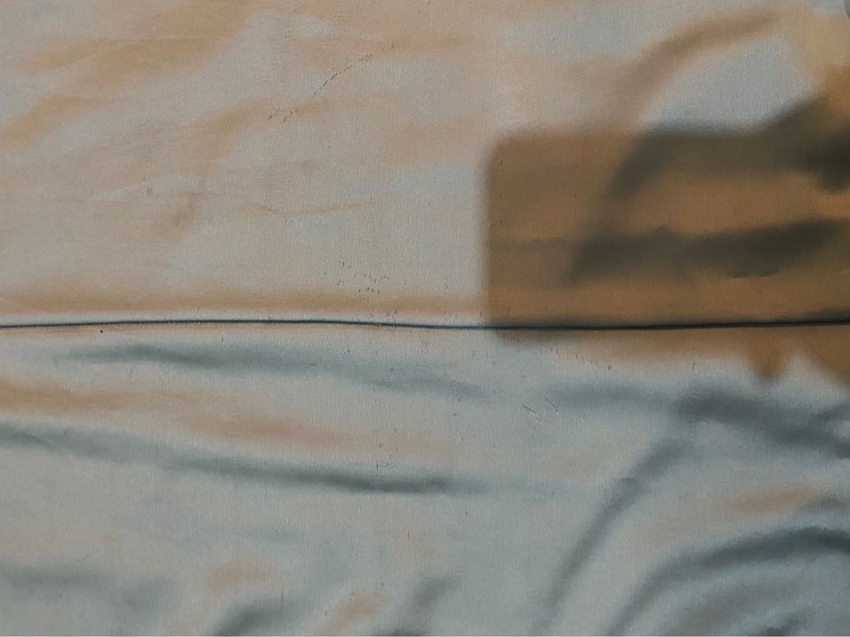 Yeşil Tesettür Saten Elbise - Görsel 5