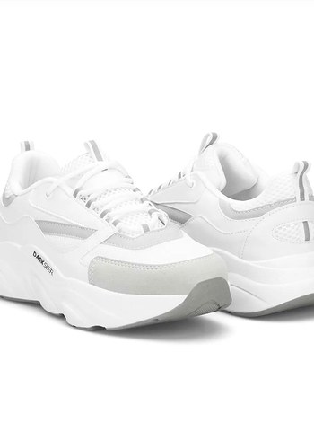 Diğer Beyaz Gri Spor Platform Kadın Sneaker
