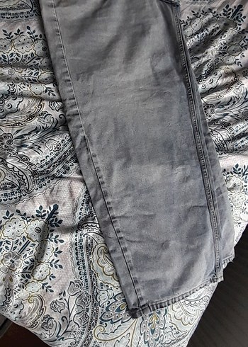 Diğer Gri Yikamali Denim Jean