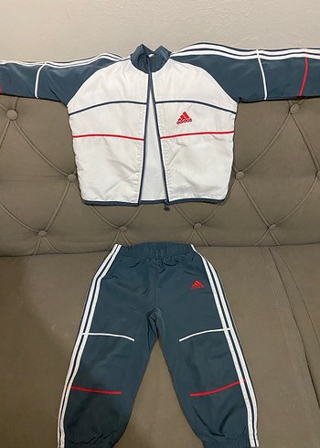 Gri Erkek-kız Çocuk Eşofman Takımı Adidas
