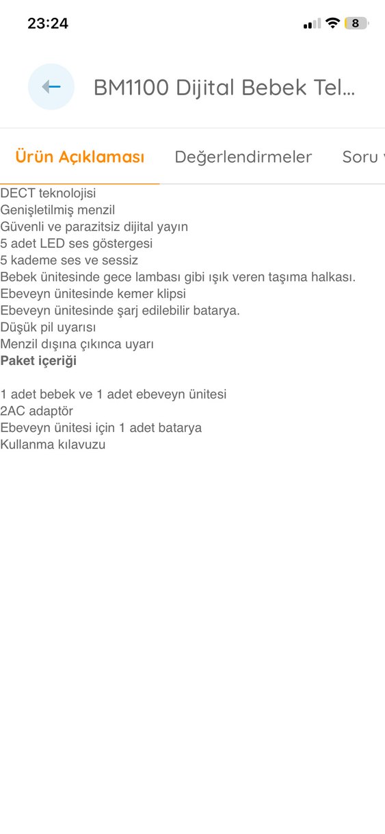 VTech BM1100 Dijital Bebek Telsizi Beyaz - Görsel 2