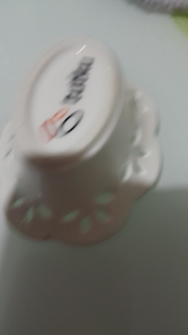 Vintage beyaz çiçek desenli porselen tabak - Görsel 2