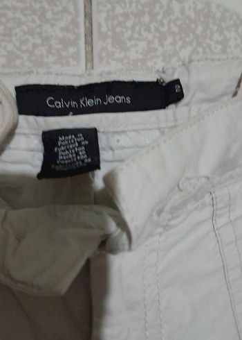 Kadın Bej Mini Bermuda Şort.keten - Görsel 3