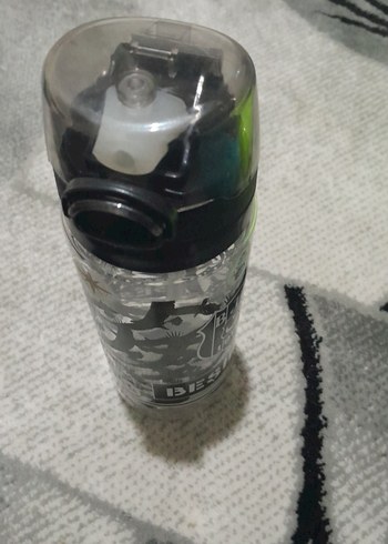 Beşiktaş Lisanslı Çocuk Matara Siyah Gri - Görsel 3