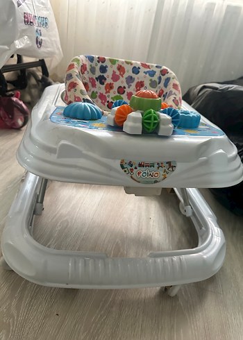 Renkli Desenli Bebek Yürüteci - Görsel 5