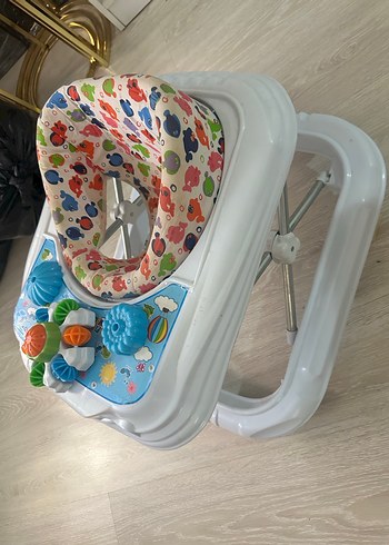 Renkli Desenli Bebek Yürüteci - Görsel 2