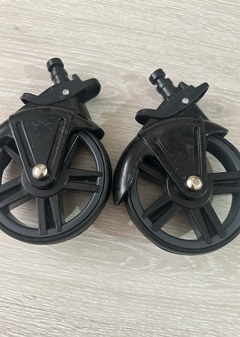 Bebek arabası tekerlekleri 2ön 2arka sıfır ürün - Görsel 3