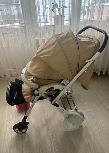 Çift taraflıdır+yağmurluk + sıfır yedek ön arka tekerler+sepeti - Görsel 4