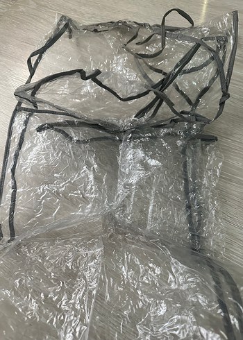 Çift taraflıdır+yağmurluk + sıfır yedek ön arka tekerler+sepeti - Görsel 5