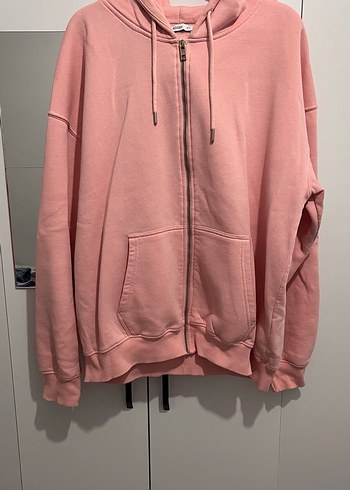 Addax Addax Pembe Fermuarlı Kadın Sweatshirt