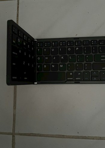 XK01 Katlanabilir mini Bluetooth Siyah Klavye - Görsel 4