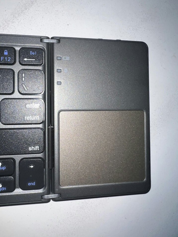 XK01 Katlanabilir mini Bluetooth Siyah Klavye - Görsel 5