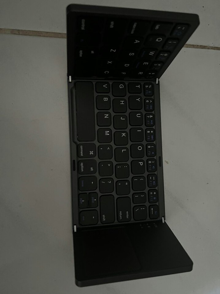 XK01 Katlanabilir mini Bluetooth Siyah Klavye - Görsel 3