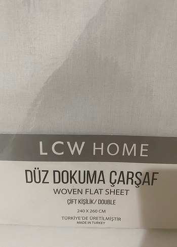 Lc Waikiki Home LCW HOME Beyaz Baskılı Çarşaf