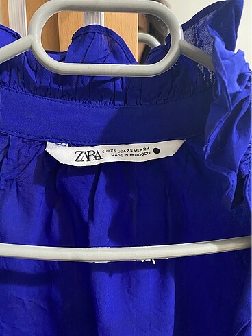 Zara Fırfırlı yaka gömlek