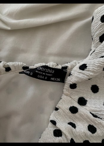 Bershka Puantiye Desenli Fırfırlı Bebek Kız Tulum
