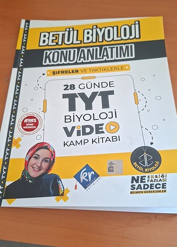 Betül Biyoloji 28 Günde TYT Video Kamp Kitabı