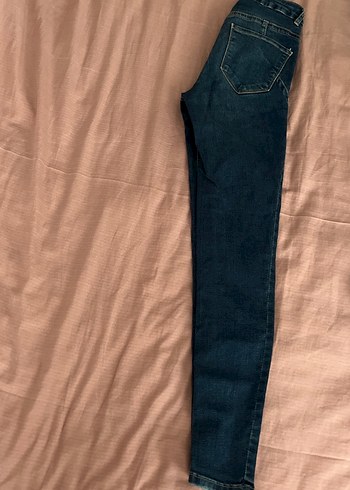 LC Waikiki Lcw Kadın Mavi Yüksek Bel Slim Denim Jean (w24/34)