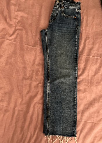 34 Beden Stradivarius D96 Denim Pantolon