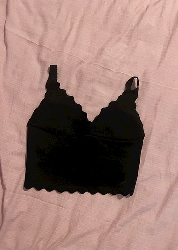 Siyah Gotik Midi Bralet