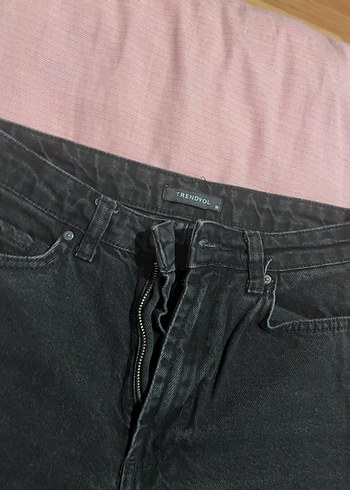 Trendyol & Milla Trendyolmilla mom jean siyah Kadın Kot Pantolon