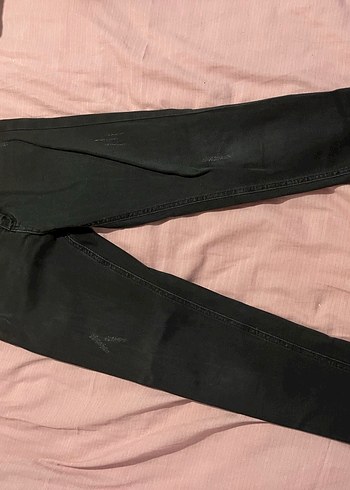 Kadın Siyah Dar Kesim Midi Boy Kot Pantolon