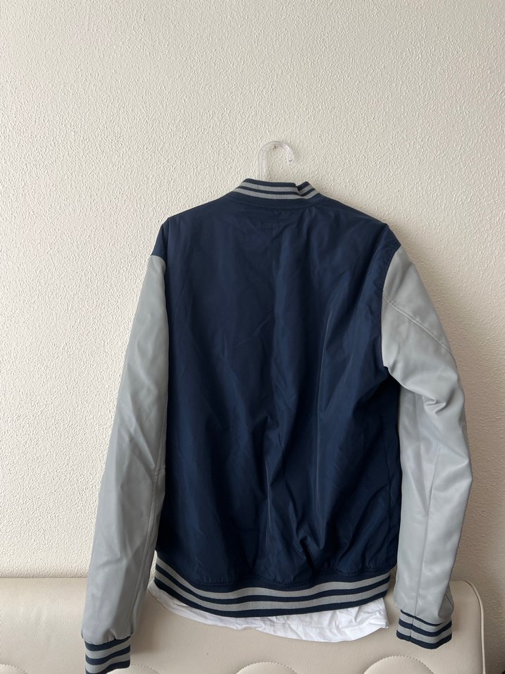 Gri Kollu Erkek  Spor Ceket - Görsel 3