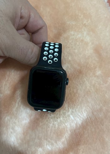 Delikli Siyah Akıllı Saat Kayışı - Görsel 2