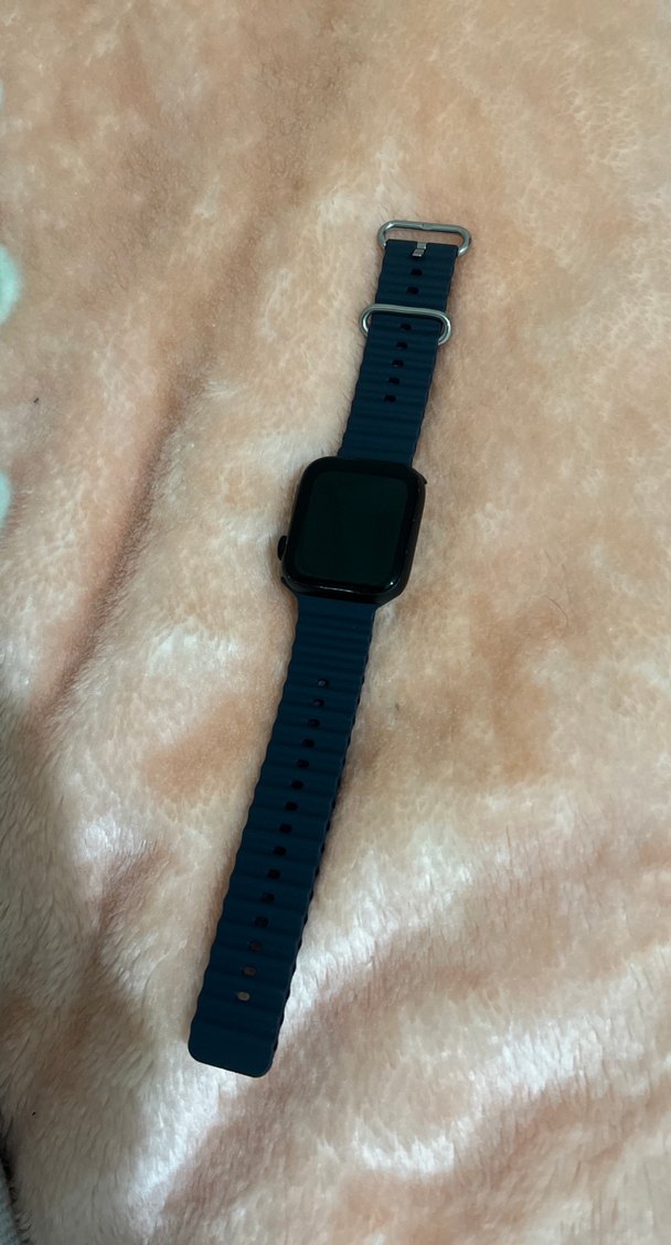 Siyah Silikon Akıllı Saat Kayışı - Görsel 2