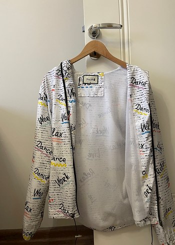 Baskılı Kapüşonlu Erkek Ceket - Görsel 2