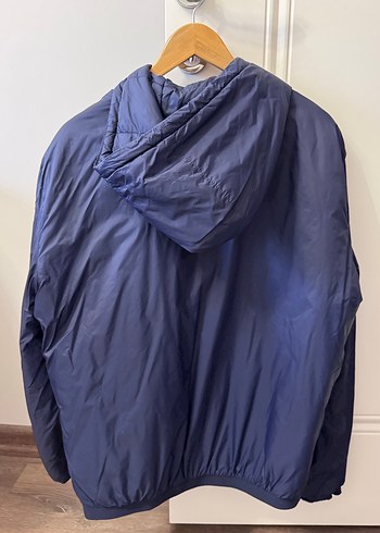 Erkek Mavi Midi Yağmurluk Fermuarlı - Görsel 3