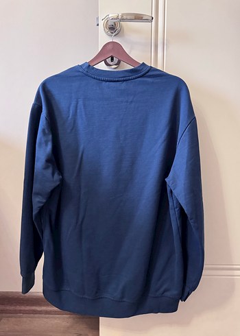 Erkek Lacivert Keten Sweatshirt - Görsel 4