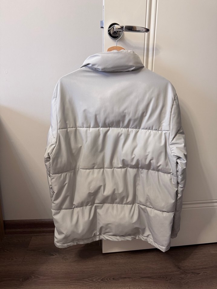 Gri Fermuarlı erkek Kışlık Ceket - Görsel 3