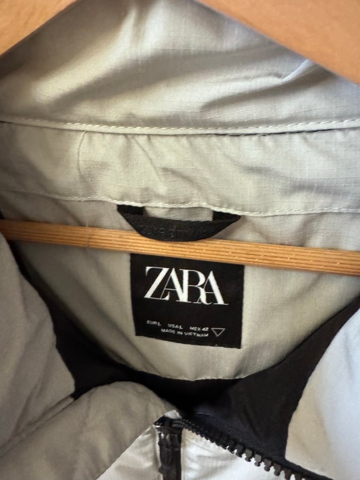 Gri Fermuarlı erkek Kışlık Ceket - Görsel 2