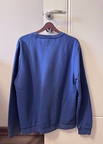 Kadın Mavi Denim Sweatshirt - Görsel 2