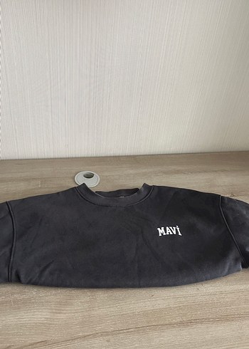 Mavi Siyah MAVİ Baskılı Kadın Sweatshirt
