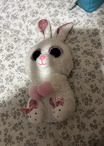 Beyaz Peluş Tavşan Oyuncak