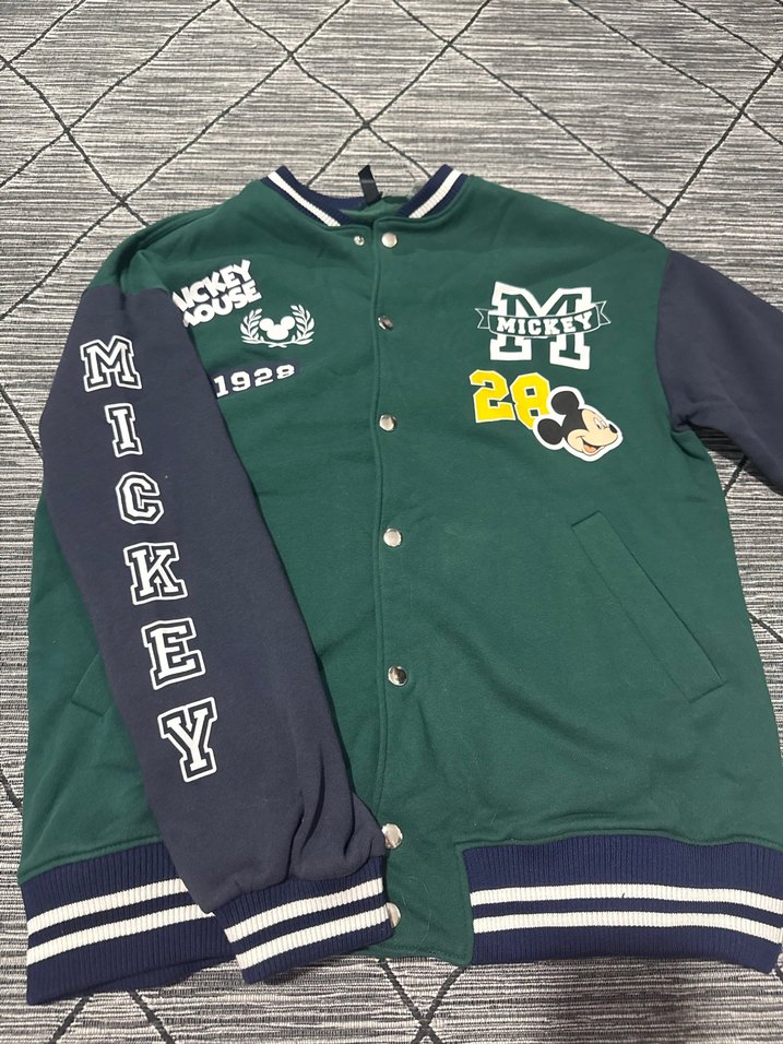 Düğmeli Koyu Yeşil  Kolej Ceket - Görsel 3