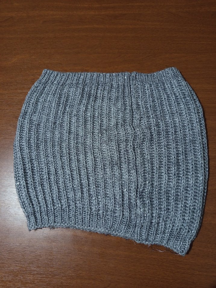 Gri Kadın Örgü Bere - Görsel 2