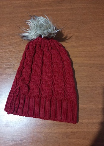 Örgü Kadın Bere, Ponponlu, Bohem Stil - Görsel 2